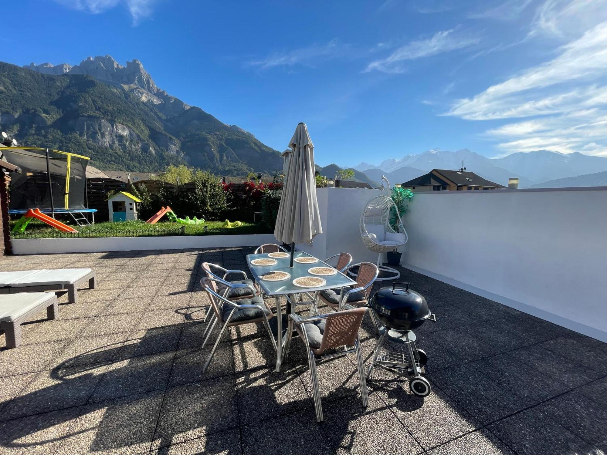 Rooftop 1 - Jacuzzi Prive Au Pied Du Monte-Blanco Sallanches Bagian luar foto