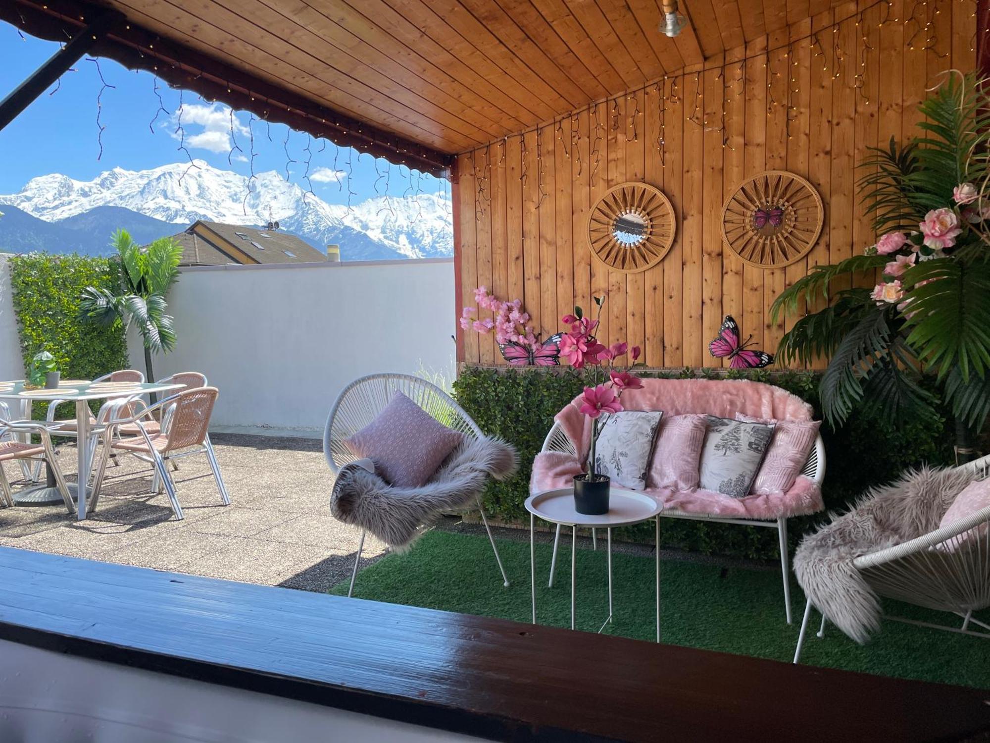 Rooftop 1 - Jacuzzi Prive Au Pied Du Monte-Blanco Sallanches Bagian luar foto