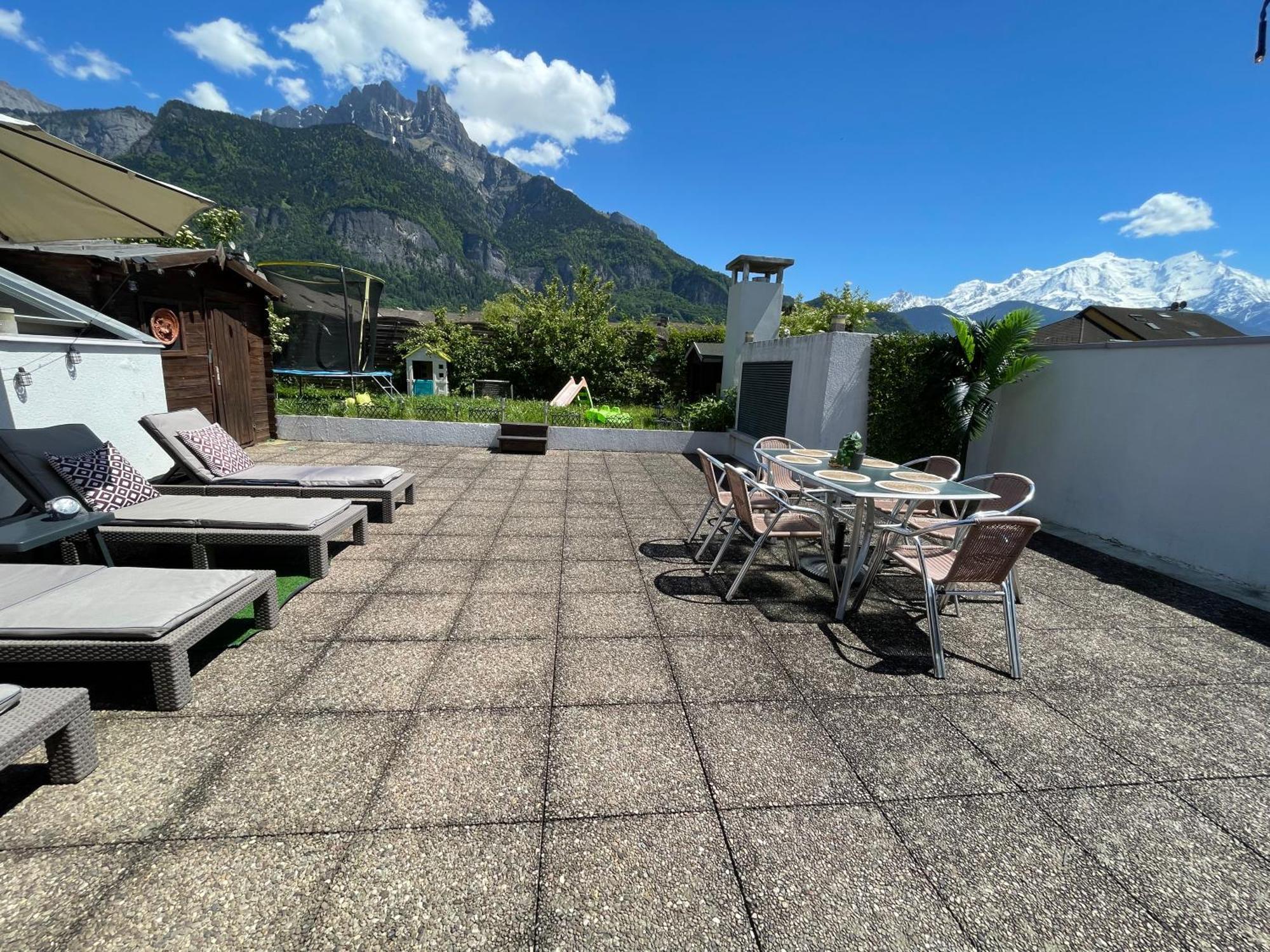 Rooftop 1 - Jacuzzi Prive Au Pied Du Monte-Blanco Sallanches Bagian luar foto