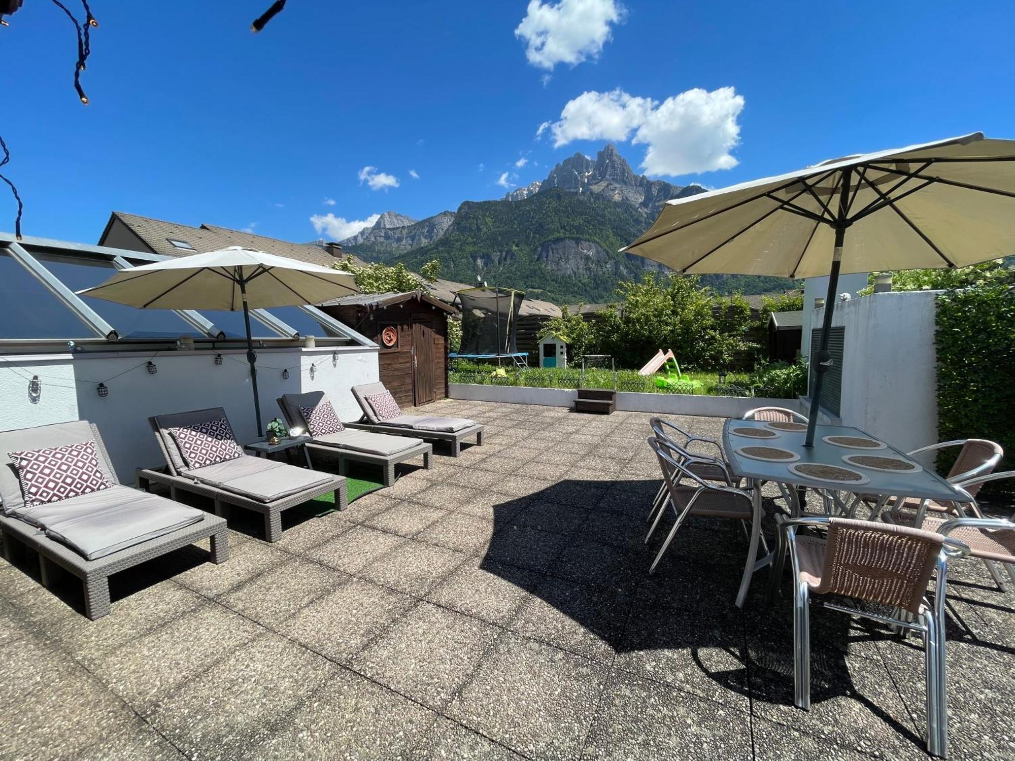 Rooftop 1 - Jacuzzi Prive Au Pied Du Monte-Blanco Sallanches Bagian luar foto